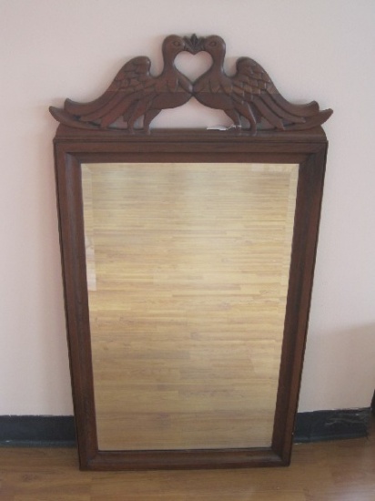 Bob Timberlake Lexington Furniture Ind. Cherry Framed 1" Beveled Glass Wall Mirror
