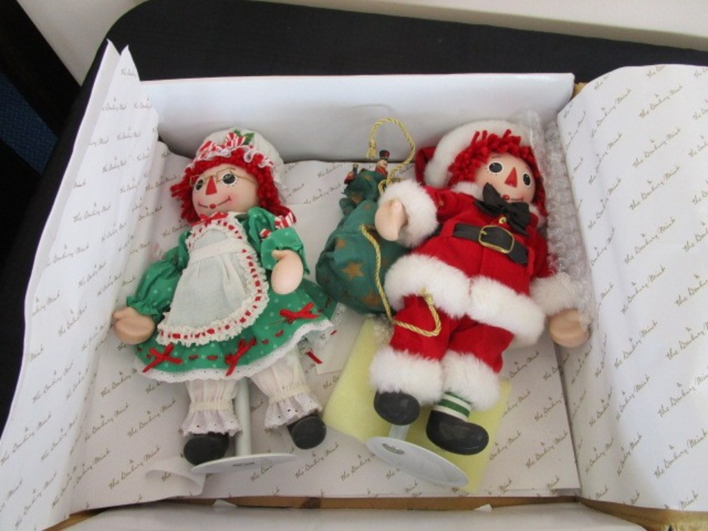 danbury mint raggedy ann and andy dolls