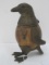 Scarce Arthur Court Penguin Figural Inkwell 1976 Made Coconut Body, Brass Feet & Head