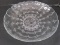 Indiana Glass Pressed Glass Constellation Center Grape Pattern Shallow Console Bowl