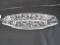 Cambridge Depression Glass Etched Rosepoint Pattern Celery Dish Circa 1934-1958