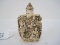Resin Chinese Hand Carved Design Elderly/Geisha Snuff Bottle