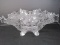 Cambridge Depression Glass Chantilly Etched Pattern Footed Console Bowl