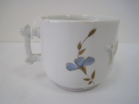 Remembrance Relief "Forget Me Not" Porcelain Cup Hand Painted Flower