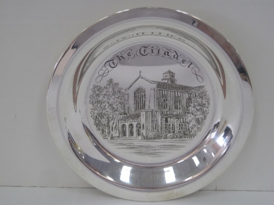 Sterling Official Citadel Etched Limited Edition Plate #142