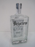Bristow Triple Distilled Gin Number 1810 Date Bottled 9/4/14 Bottle