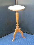 Victorian Era Style Pedestal Plant Stand w/ Marble Top