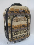 Samsonite Safari Pattern Suitcase on Casters