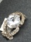 Silver Created CZ Ring Approx. 5.6g