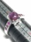 Silver Genuine Enhanced Ruby & Rubies Ring Approx. 4.1g