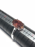 Silver Tourmaline Ring Approx. 2.7g