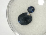 2 Genuine Sapphires Approx. 3ct