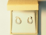 10kt CZ Earrings