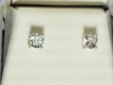 Silver Cubic Zirconia Earrings