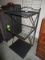2 Tier Fold-Out Black Metal Wire Frame Shelves