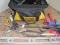 DeWalt Tool Bag w/ Misc. Tools Irwin Straight Line Marker, 5 1/2