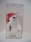 Collectible Coca-Cola Bean Bag Plush Toy Polar Bear Wearing Cap w/ Coke Bottle