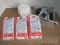 Lot - AO Safety Half Face Piece & Other Air Masks, Latex, Gloves Small