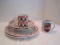 Lot - 6 Pieces Coca-Cola Dinnerware by Gibson, 2  Dinner Plates 10 1/2