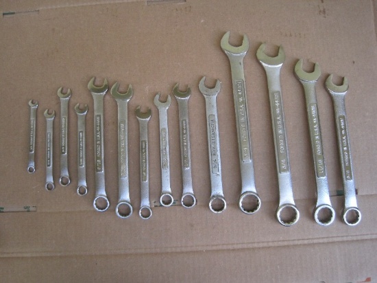 14 Piece - Craftsman Standard Open/Closed End Wrenches