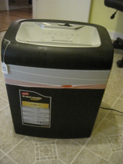 Staples 10-Sheet Cross Cut Paper Shredder