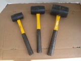 3 Rubber Mallets