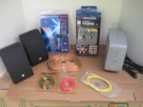 Electronics Lot - Super Thin HDMI Cable, 2 Eosonersa 100 Speakers