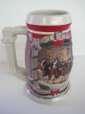 Budweiser 2001 Holiday At The Capitol Stein w/ CoA