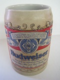 Budweiser Embossed Label/Oats Design Stein