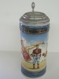 Budweiser Sports Legends Jim Thorpe Stein w/ Hinged Lid