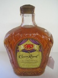 Crown Royal Glass Bottle 750ml Seal Marked 1976