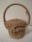 Low Country Gullah Sweetgrass Hand Woven Handled Basket w/ Lid