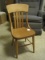 Vintage Maple Slat Back Child's Chair