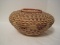 Hand Woven Coiled Design Basket w/ Lid