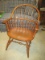 S. Bent & Brothers Inc. Cherry Windsor Back Arm Chair