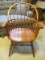 S. Bent & Brothers Inc. Cherry Windsor Back Arm Chair