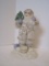 Lenox Porcelain Hand Crafted Santa Claus w/ Tree & Presents Figurine