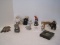 Lot - Misc. Animal Figurines, Stone Critters, Frankie The Frog, Monkeys, Etc.