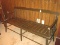 Pine Dark Stain Spindle Back Bench