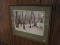 Kids Playing in The Snow Water Color Artist Signed Nancy S. Crews 1968