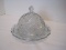 Pressed Glass Dome Covered Cheese Dish