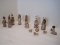 12 Mexican Pottery Nativity Set Hand Painted