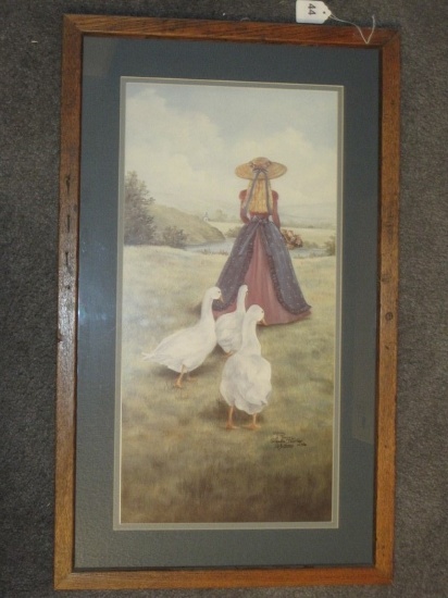 Titled "Callie & Company" Artist Signed Glynda Turley Limited 163/2000 Edition Print