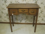 Replica Pine Hunt Side Board 3 Drawers w/ Peg Nail Construction