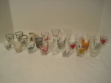 Lot - Misc. Shot Glasses Souvenir & Other