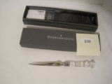 Waterford Crystal Handled Letter Opener w/ Stainless Blade w/ Original Box