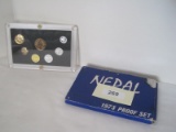 Nepal 1973 Coinage Proof Set