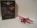 Wings of Texaco 3rd in Series 1931 Stearman Bi-Plane Die Cast Metal Coin Bank