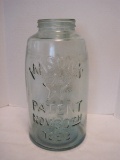 Large Mason's Patent Nov. 30th 1858 Jar w/ Federal Eagle/Stars Reverse Side