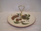 Stangl Pottery Orchard Song Center Handle Server Tray
